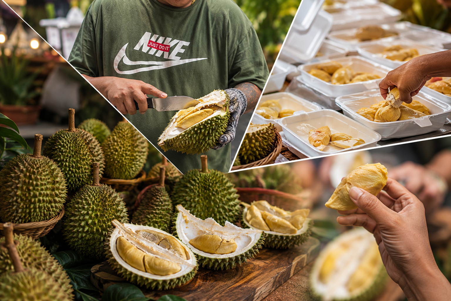 Live Durian Party (现场开果)